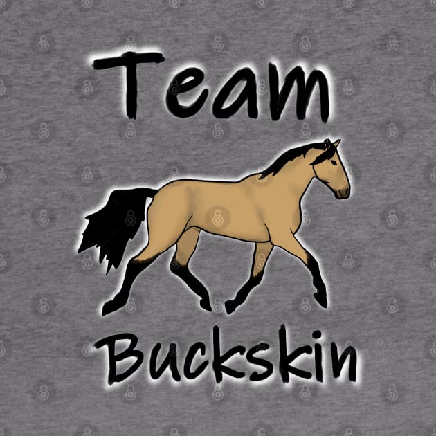 Team Buckskin horse by RedHeadAmazona